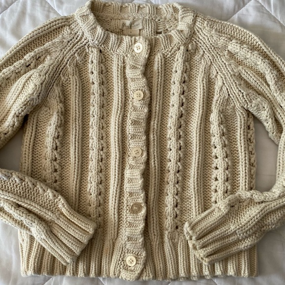 Olive Juice Other - Olive Juice 100% cotton sweater kids size M buttons thick knit soft warm EUC